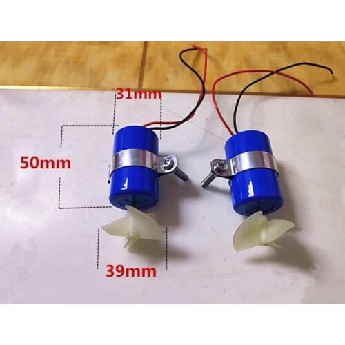 Boat RC Jet Underwater Motor Thruster 7.4V 16800RPM CW CCW 3-blades Propeller fr DIY Micro ROV Robot RC Bait Boat Submarine Part