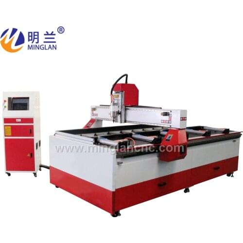 PVC fence cutting machine with pneumatic clamp | MINGLAN guardrail milling machine