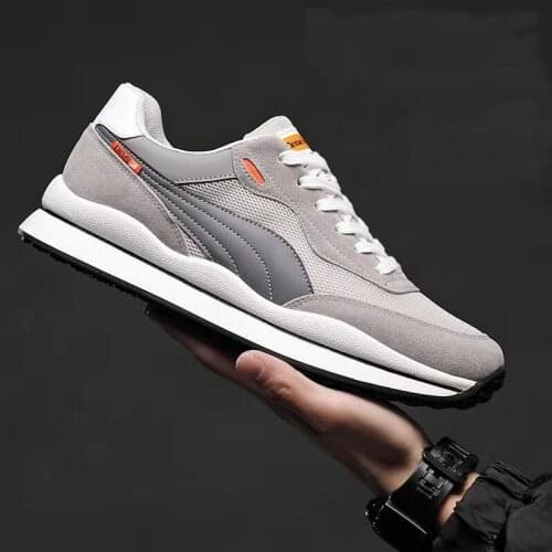 Mens Autumn and Winter Sports Shoes, Light and Breathable Running Shoes, Mens Outdoor Hiking Shoes Mesh (Air Mesh)