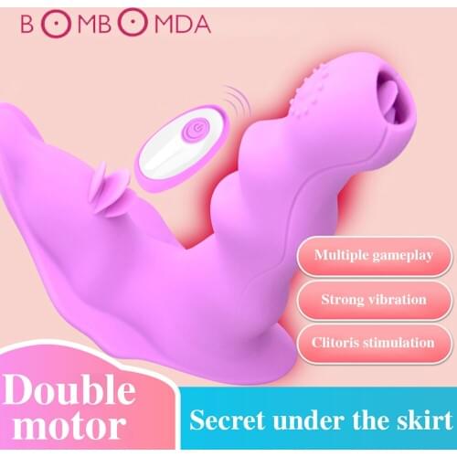 Wearable Panties Dildo Vibrator For Women Vagina Licking Wireless Remote Vibrators Adult Sex Toys For Adults Clitoris Stimulator