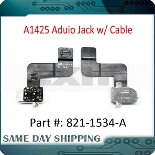 New A1425 Audio Board Headphone Jack w/ Cable 821-1534-A for MacBook Pro Retina 13" A1425 Late 2012 Early 2013 Year