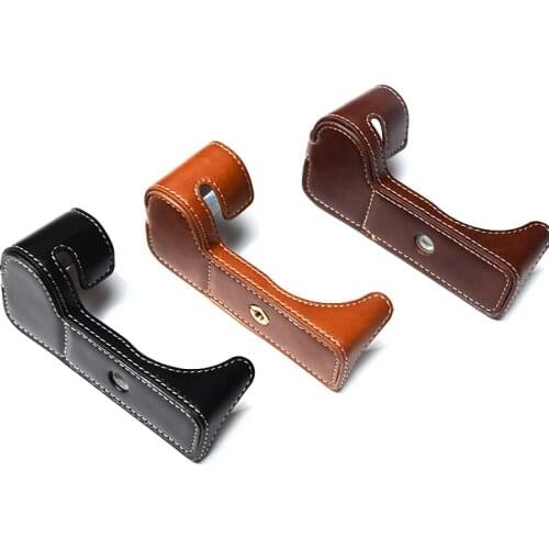 New Pu Leather Camera Case Half For FujiFilm XS10 FUJI X-S10 Camera Half Bag Professional bottom cover