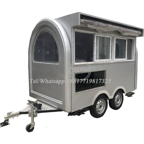 New Style Good Quality Mini Size Food cart, Food Trailer With Free Shipping By Sea