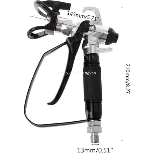 3600PSI Airless Paint Spray Gun For Wagner Sprayers With 517 Tip Nozzle Tools Dropship