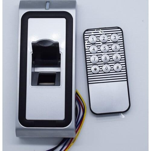 Full metal Fingerprint Biometric access control system rfid reader door access control +5pcs id card +5pcs id keyfob