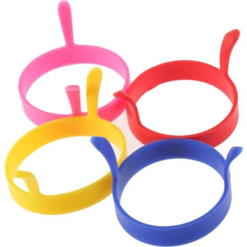 PREUP Silicone Omelette Mould Device Eggs Ring Model Fried Egg Mold Cooking Tools Pancake Molds Ring Kitchen Gadget