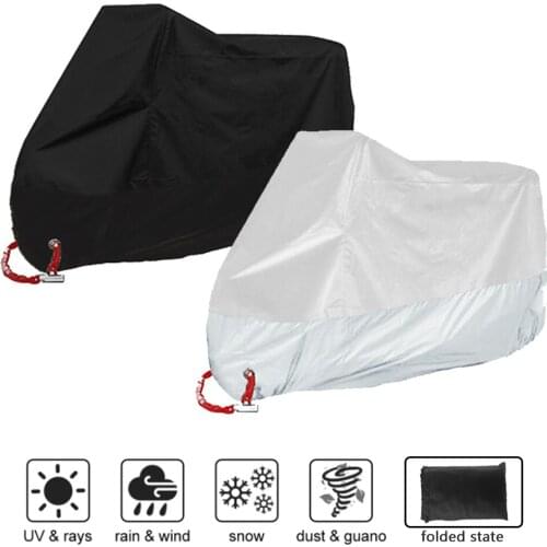 Universal Motorcycle Waterproof Cover Bicycle Raincoat All Season Protection For Kawasaki Ninja Vulcan For Yamaha TMAX For Honda