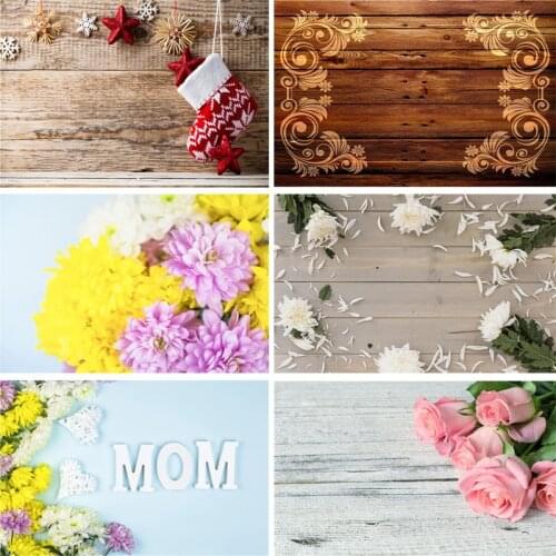 Vinyl Custom Photography Backdrops Wooden Planks Theme Photography Background 191108DF-004