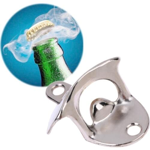 Vintage Retro Beer Bottle Opener Wall Mount Bottle Opener Wine Opener Tool Home Bar Decor Kitchen Bar Wedding Party Supplies