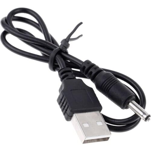 1PC 0.5M Charging Cable USB A Type Male to 3.5mm DC Charging Cable Power Plug Barrel Connector Charger