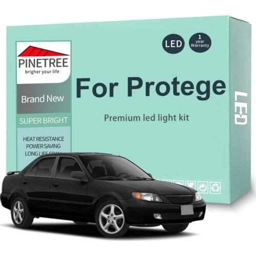 18Pcs Car Led Interior Light Kit For Mazda Protege 1990-2003 Dome Map Light Canbus No Error