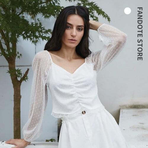 Женские белые рубашки ANGRYGOLDFISH China At AliExpress