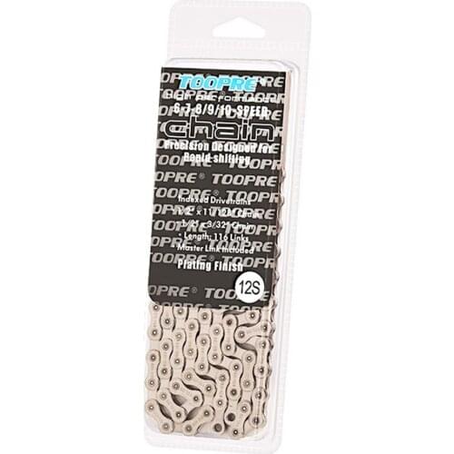 TOOPRE 12 Speed MTB/Road Bike Chains 116L 12v Bicycle Chain Magic Button Mountain With Original Box Carbon Steel Cycling Chains