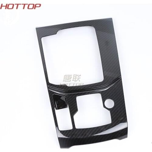 For Mazda CX-5 CX5 2017 2018 LHD ABS Carbon Fiber Gear Box Electronic Handbrake Panel Cover Interior Styling Accessories