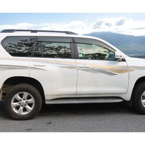 For TOYOTA PRADO 2700 2010-2017 body Color Lahua Waist sticker