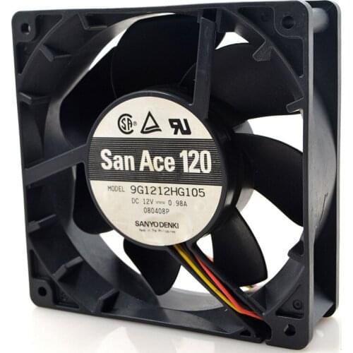 FOR Sanyo 9G1212HG105 12038 12CM 12V 0.98A Double Ball DC Cooling Fan