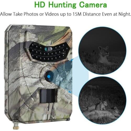 Mini Hunting Camera IP56 Waterproof 26PCS Infrared Wildlife Cam Photo Traps CCTV Motion Sensor Trail Animal Trap Game Camara