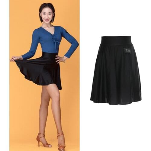 Latin Dance Costume Female Adult Practice Skirt Ballroom Dance Competition Dresses Rumba Tango Samba Cha Cha Dancewear VO351