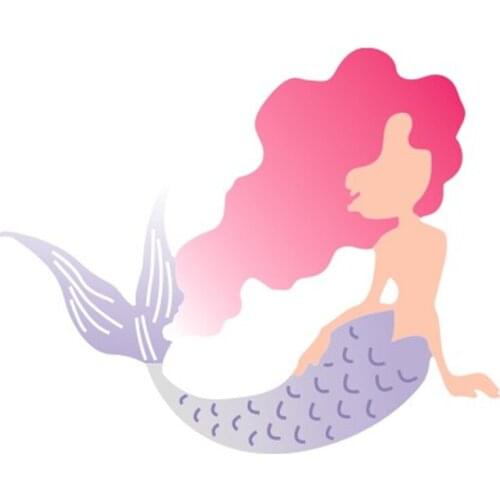 Metal Mermaid paper die cutting dies for Scrapbooking/DIY Easter wedding Halloween Easter card