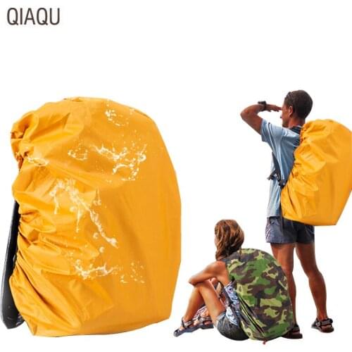 QIAQU Portable Backpack Cover Waterproof Dust Rainproof Cover Anti-infiltration Rucksack Cover for Travel Camping Outdoor Climb