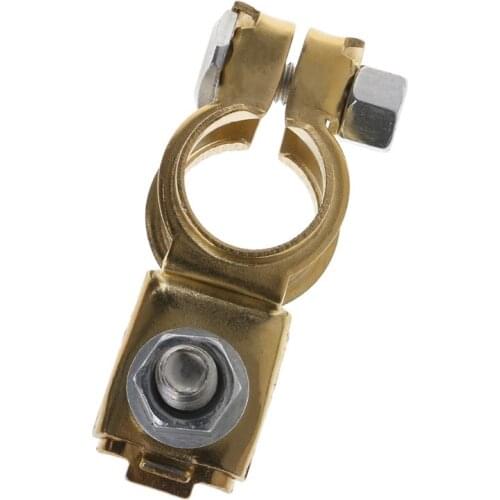 Auto Car Battery Terminal Connector Battery 1 Pair Quick Release Battery Terminals Clamps Cap Clips Copper For Car Truck Caravan