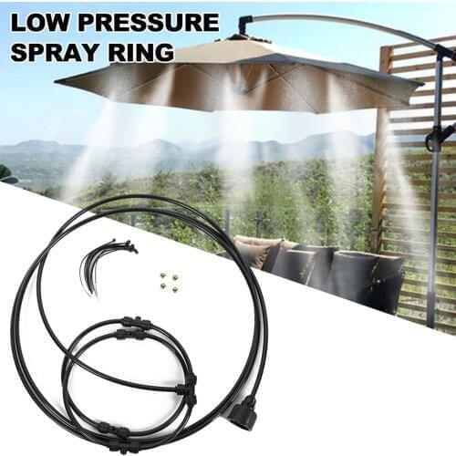 16/18 Inch Outdoor Misting Misters Cooling System Outdoor Cooling Spray Fan Set Spray Cooling System