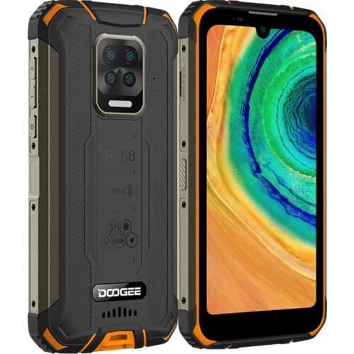 DOOGEE S59 Rugged Phone 10050mAh Super Battery Smartphone 4GB+64GB Cellphone IP68/IP69K 2W Loud Volume Speaker