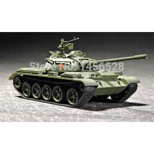 TRUMPETER 07285 1/72 CHN Type 59 Main Tank Assembly Model kits scale model 3D puzzle vehicle model