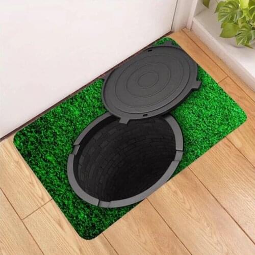 Funny 3D Traps Carpets Rugs Door Mat Pastoral Style Home Carpet for Bedroom Bathroom Living Room Kitchen Entrance Mat