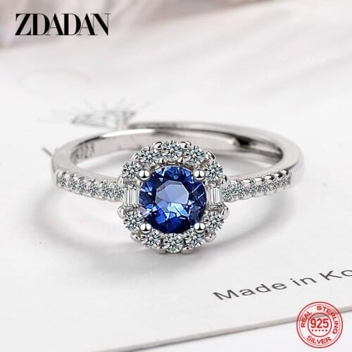 ZDADAN Sapphire Rings