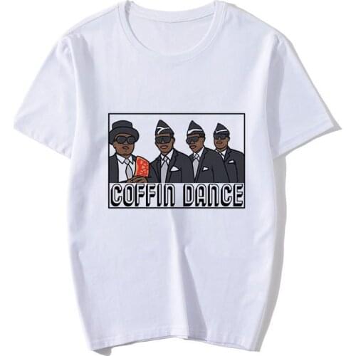 2020 New T-shirt Women INS Super Fire African Coffin Dance Print Top Female T Shirts Harajuku O-neck Streetwear Tees Clothes