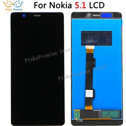 5.5"For Nokia 5.1 5 (2018) TA-1061 TA-1075 TA-1076 TA-1081 TA-1088 LCD Display+Touch Screen Digitizer Assembly Black with kit