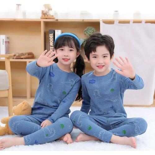 Winter Baby Kids Thermal Underwear Children Clothing Sets Seamless Sleepwear for Boys Girls Pajamas Sets Warm Teens Clothes