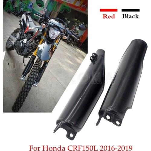 1 Pair Supermoto Motocross Front Fork Protector Cover Frame Protection Fork Guards For Honda CRF150L CRF 150L 2016-2019