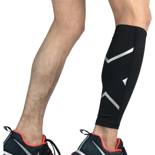 1 PCS Sports Leg Calf Compression Sleeve Basketball Football Guard Salf Support Running Shin Leg Warmers Cycling UV Protection
