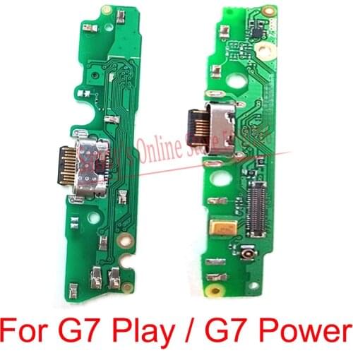 10 PCS New USB Charging Charge Port Board Dock Flex Cable For Motorola Moto G7 Play Power Charger Dock Replacement Parts