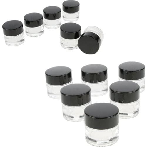 12Pcs 5g Cosmetic Empty Jar Pot Eyeshadow Makeup Face Cream Lip Balm Containers for Women Daily Life Using