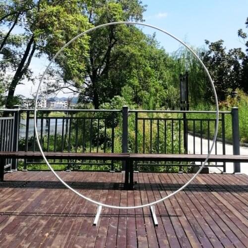 2021 Metal Circle Wedding Mariage Round Arch Balloon Flower Iron Ring Background Frame Stand Birthday Party Baby Shower Decor