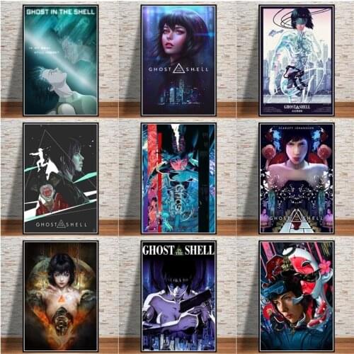 5D Diamond Painting Ghost In The Shell Fight Police Anime Cross Stitch Kits Diamond Embroidery Mosaic Art Home Decoration Gift