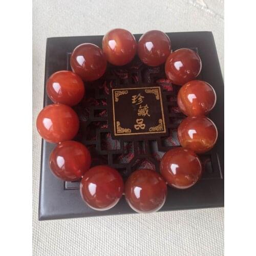 Natural red agate bracelet bangle for women men jadeite jade bracelet jade jewelry 16mm