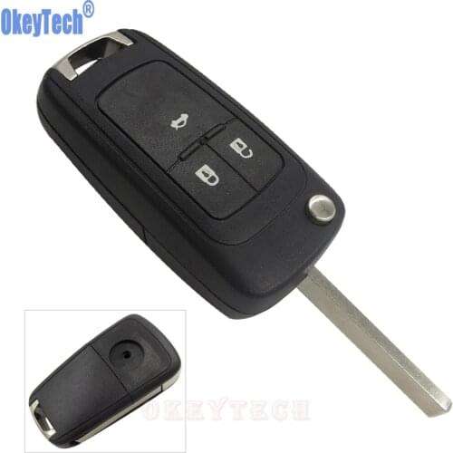 OkeyTech Remote Car Key Case for OPEL Insignia Astra Zafira Mokka Agila Corsa Meriva Signum Tigra Mando for Chevrolet Cruze