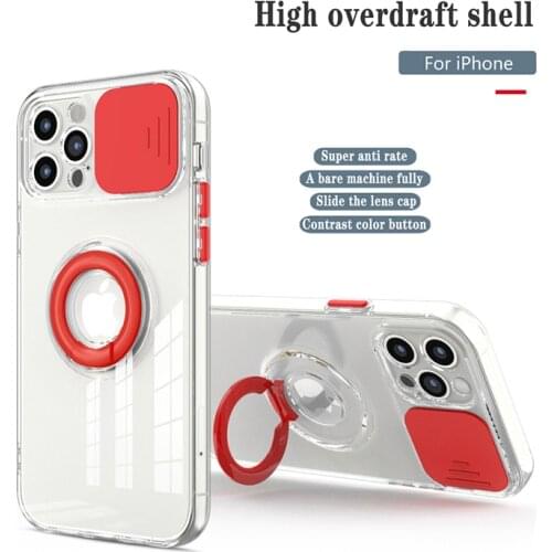 Phone Case For iPhone 11 12 Pro Max 12Pro Shockproof Case For iPhone 8 7 Plus 12 Mini Xs Max X Back Cover Camera Lens Protection