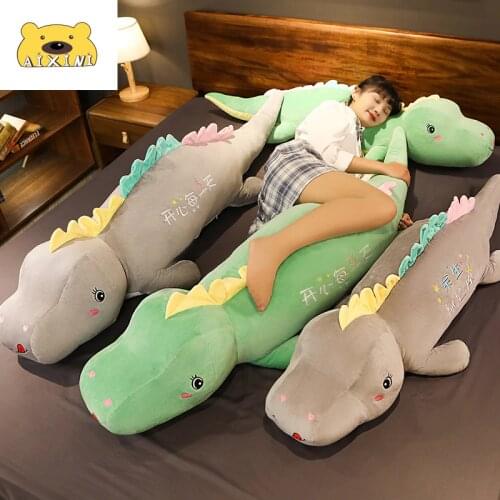 Dinosaur Plush Toy Doll Soft Cartoon Stuffed Animals Big Long Love Dinosaur Boyfriend Kids Girl Gift Birthday Kawaii Pillows