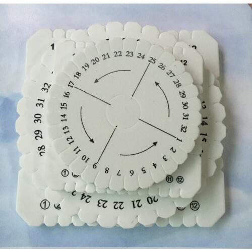 Square Round Plate Series Macrame Kumihimo Disk Tray Braided Rope Knot Thread Knitting Tool Disc Knit Bracelet Desgin Board