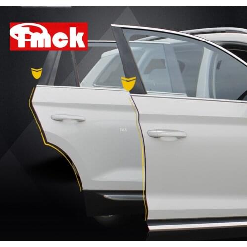 For Mercedes Benz A B C E GLK Class W177 W246 W205 W212 W213 X204 Car Door Anti-collision Trunk Protection Rubber Strip Stickers