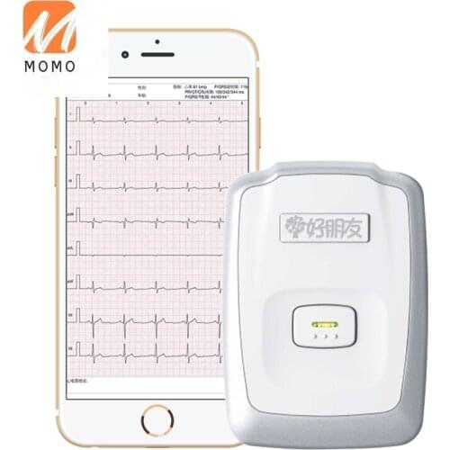 ECG Machine 8-Lead Household Medical ECG Monitor Portable 24-Hour Dynamic