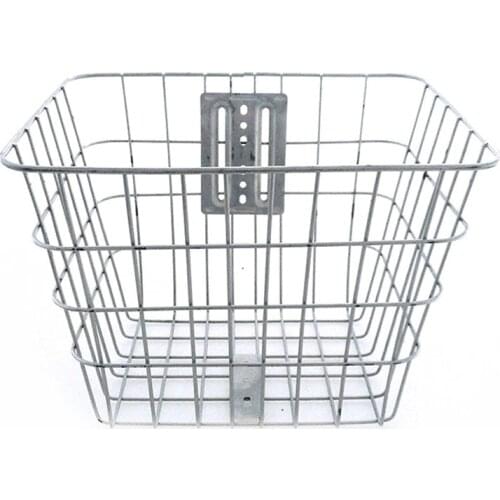 Mountain Front Bike Basket Electric Folding Bicycle Durable Metal Riding Cycling Accessories