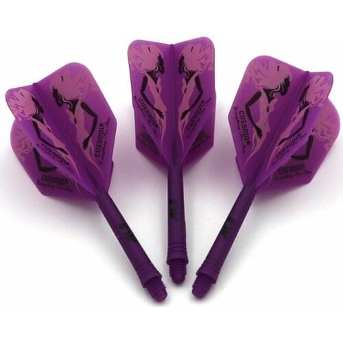 CUESOUL Rost Integrated Dart Shaft and Flights Medium,Set of 3