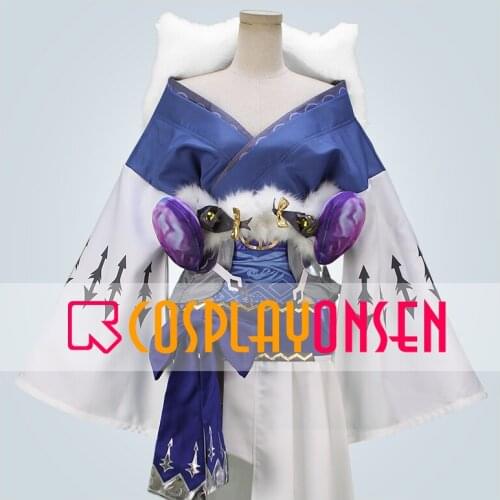Hot Game SINoALICE Alice Kaguya Kimono Fance Dress Cosplay Costume COSPLAYONSEN All Size