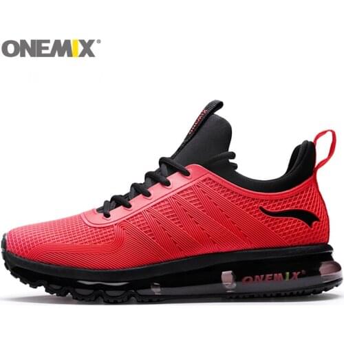 ONEMIX 2020 New Air Cushion Running Shoes For Men Sports Breathable Light Crosser Fitness Outdoor Jogging Sneakers Max 12
